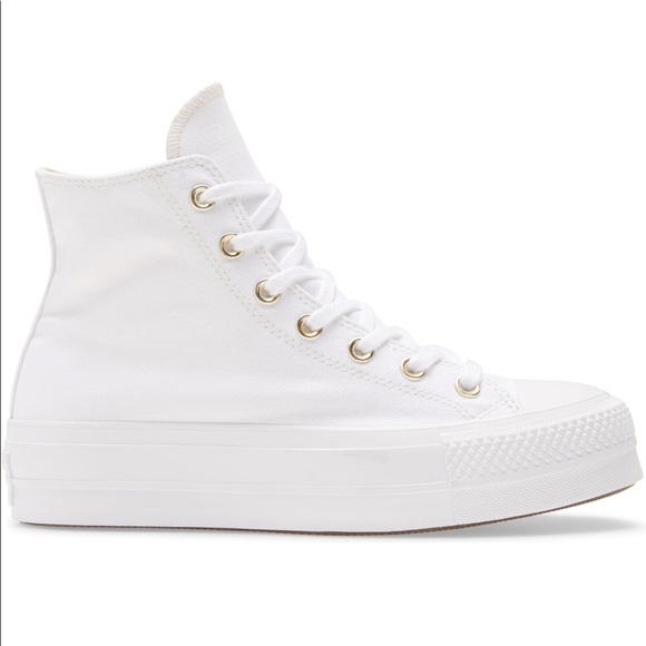 elevated gold platform chuck taylor